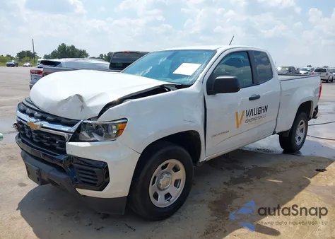 2022 Chevrolet Colorado 2Wd Long Box Wt из США, поврежденный, VIN 1GCHSBEN7N1164912